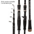 Carbon Telescopic Luya Rod Short Section Fishing Throwing Rod, Length: 3.6m(Curved Handle)