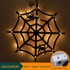 Cobweb 4.5V Halloween Glowing Hanging Lights Party Holiday Decoration