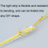 1m 24V 8mm Wide COB Adhesive Decorative LED Light Strip, Specification: 320 Beads-12W-95 Display(6000K)