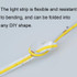 1m 24V 8mm Wide COB Adhesive Decorative LED Light Strip, Specification: 320 Beads-12W -90 Display(4000K)