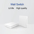 Original Xiaomi Youpin Aqara Smart Light Control Double Key Paste Wall style Wireless Switch, Work with Xiaomi Multifunctional Gateway (CA1001) Mihome APP Control(White)