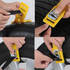 6PCS Car Snow Tire Anti-skid Chains For Family Car(Yellow)