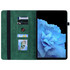 For vivo Pad 11 2022 Skin Feel Solid Color Zipper Leather Tablet Case(Green)