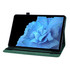 For vivo Pad 11 2022 Skin Feel Solid Color Zipper Leather Tablet Case(Green)