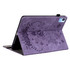 For Realme Pad X Butterfly Rose Embossed Leather Tablet Case(Purple)