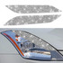 For Nissan 350z 2006-2009 Car Lamp Eyebrow Diamond Decoration Sticker, Left and Right Drive