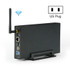 Blueendless 3.5 inch Mobile Hard Disk Box WIFI Wireless NAS Private Cloud Storage( US Plug)