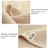 Honeycomb Cotton Towel, Size:35 x 75cm(Beige)