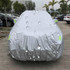 PEVA Waterproof Sun Protection Car Cover Dustproof Rain Snow Protect Cover Car Covers with Warning Strips for Smart, Fits Cars up to 2.7m in Length