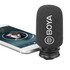 BOYA BY-DM200 8 Pin Interface Plug Condenser Live Show Video Vlogging Recording Microphone for iPhone (Black)