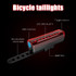 A02 Bicycle Taillight Bicycle Riding Motorcycle Electric Car LED Mountain Bike USB Charging Safety Warning Light (6 Hours, Plastic Bag)