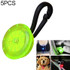 5 PCS Camping Night Running Arm Luminous Hanging Buckle Safety Light(Green)