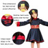 5812 Children Halloween Costumes Nightclubs Bars Carnival Parties Funny Role-Playing Horror Qing Dynasty Zombie Costumes, Size: S(Red Black)