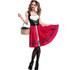 Little Red Riding Hood Costume For Adults Cosplay (Color:Red Size:XXL)