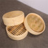 Xiaolongbao Bamboo Steamer Household Steamed Dumpling Cage Drawer Multi Layer Deepened Bamboo Steaming Rack, Size:13cm Cover