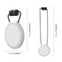 For Insta360 GO 3 PULUZ Magnetic Pendant Holder Quick Release Neck Strap (White)