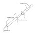 QUICKO TS100 Lead-free Electric Soldering Iron Tip, TS-K