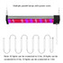 LED Growth Lamp Full Spectrum Plant Light Tube, Style: Small Double Row 30cm(EU Plug)