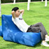 BB1803 Foldable Portable Inflatable Sofa Single Outdoor Inflatable Seat, Size: 90 x 70 x 65cm(Red Wine)