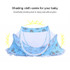 Cartoon Installation-free Foldable Baby Newborn Bed Mosquito Net with Bracket(Beige Elephant)