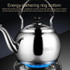 Stainless Steel Kettle Extra Thick Whistle Burning Kettle Home Teapot Large Capacity(4.8L Sun kettle)