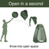 Outdoor Camping Toilet Changing Tent Automatic Shower Bathing Tent, Style: Single Person(Green)