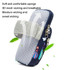 B081 Small Running Phone Arm Bag Outdoor Sports Fitness Bag(Purple)