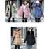 Down Jacket, Cotton-padded Jacket, Lamb Hair Liner, Overcoming The Waist Thickened Jacket (Color:Black Size:XXL)