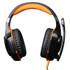 EACH G2000 Over-ear Stereo Bass Gaming Headset with Mic & LED Light for Computer, Cable Length: 2.2m(Orange)