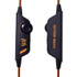 EACH G2000 Over-ear Stereo Bass Gaming Headset with Mic & LED Light for Computer, Cable Length: 2.2m(Orange)