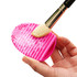 Silicone Cleaning Cosmetic Make Up Washing Brush Cleaner Scrubber Tool(Magenta)