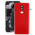 For OnePlus 6 Smooth Surface Battery Back Cover (Red)