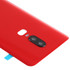 For OnePlus 6 Smooth Surface Battery Back Cover (Red)
