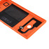 Solid Color NFC Battery Back Cover for Nokia Lumia 735 (Orange)