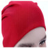 Men Candy Colors Knit Sleeve Cap Hip-hop Cap, Hat Size:One Size(Rose Red)