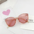 Sunglasses Retro Street Fashion Sun Glasses(Pink)