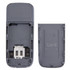 Full Housing Cover (Front Cover + Middle Frame Bezel + Battery Back Cover) for Nokia 1200 / 1208 / 1209(Black)