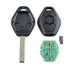 For BMW EWS System Intelligent Remote Control Car Key with Integrated Chip & Battery, Frequency: 433MHz