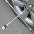 Compact Universal Tire Iron Lug Wrench with 17mm 19mm 21mm 23mm Socket Adapters