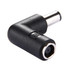 DC 7406 Male  to DC 7406 Female Connector Power Adapter for HP Laptop Notebook, 90 Degree Right Angle Elbow