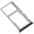 For Alcatel 1S 2021 Original SIM Card Tray + Micro SD Card Tray(Black)