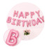 2 PCS 16 Inch Happy Birthday Letter Aluminum Film Balloon Birthday Party Decoration Specification(US Version Candy Pink)