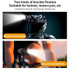 H66B 120-degree Wide Angle 4K Ultra HD Bike Helmet Camera Waterproof Flashlight Camcorder