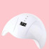 36W UV Led Lamp Nail Dryer 12 Leds for Nail Machine Curing 30s/60s/99s Timer USB Connector(White)