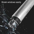 2 in 1 Car Multifunctional Safety Rescue Hammer Life Saving Escape Emergency Hammer Seat Belt Cutter Window Glass Breaker (Silver)