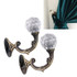 2 PCS Retro Water Wafer Head Barb Curtain Decorative Wall Hook(Bronze)