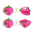 Strawberry Shaped Foldable Short Plush Pet House Nest, Size: M(Purple)