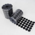 1000 PCS 10mm Round Nylon Adhesive Hook and Loop Fastener(Black)