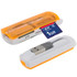 USB 2.0 Multi Card Reader, Support SD/MMC, MS, TF, M2 Card(Orange)