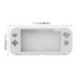 IPLAY Game Host Silicone Full Coverage Protective Case with Screen Protector for Switch Lite(Transparent)